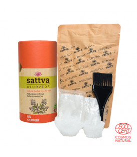 SATTVA HENNA NATURALNA CZERWONA 150 g.