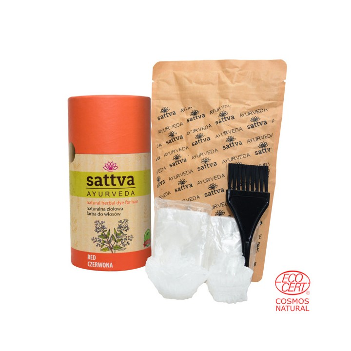 SATTVA HENNA NATURALNA CZERWONA 150 g.