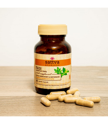 SATTVA SUPPLEMENT TULSI EXTRACT 60 KAPS