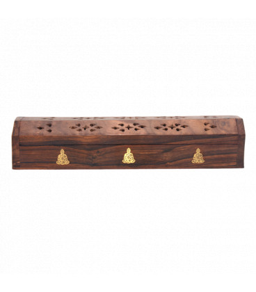 SATTVA INCENSE WOODEN BOX BUDDHA