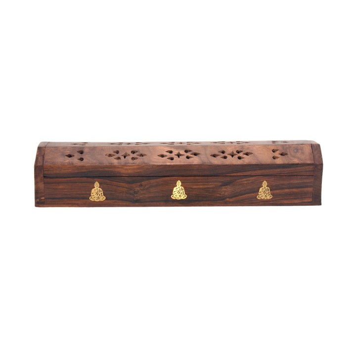 SATTVA INCENSE WOODEN BOX BUDDHA