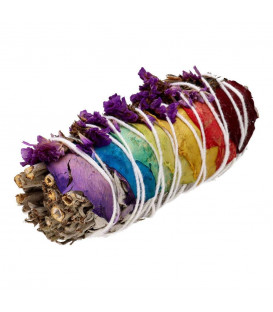 White Sage with Chakra Petals