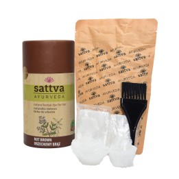 SATTVA HENNA ORZECHOWY BRĄZ 150 g.