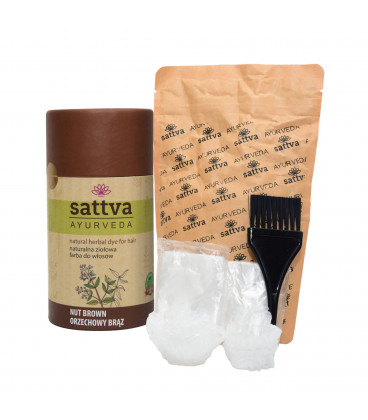 SATTVA HENNA ORZECHOWY BRĄZ 150 g.