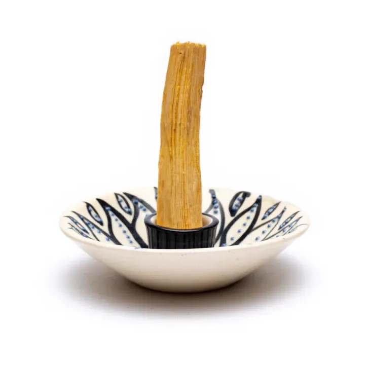 Podstawka pod Palo santo incense burner white 12.5x3.5 cm - 160 g