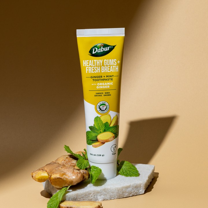 DABUR ORG GINGER   MINT TP 100ML UK
