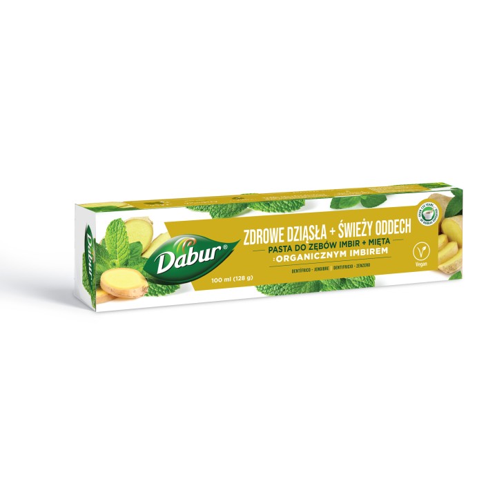 Pasta do zębów ORG GINGER   MINT TP 100ML DABUR