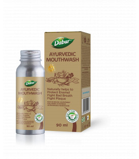 Dabur Ayur Oil Mouth Wash 90ml UK New