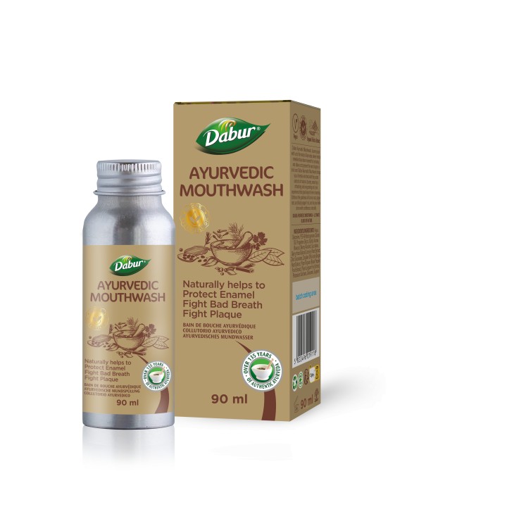 Dabur Ayur Oil Mouth Wash 90ml UK New