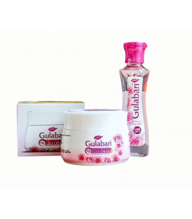 Różany Krem Dabur GULABARI z Szafranem i Kurkumą 30ml + GRATIS mini woda różana 30ml