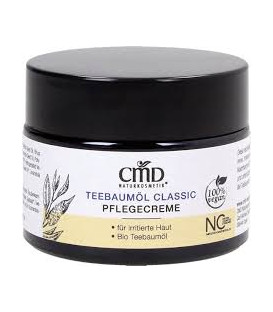 Krem do twarzy z olejem z drzewa herbacianego CMD 50ml szklany słoiczek
