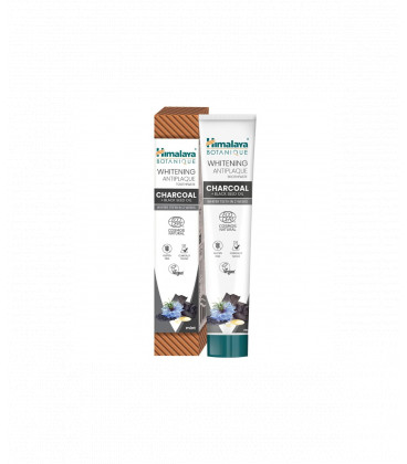 HIMALAYA BOTANIQUE PASTA CHARCOAL  BLACK SEED OIL 75 ML
