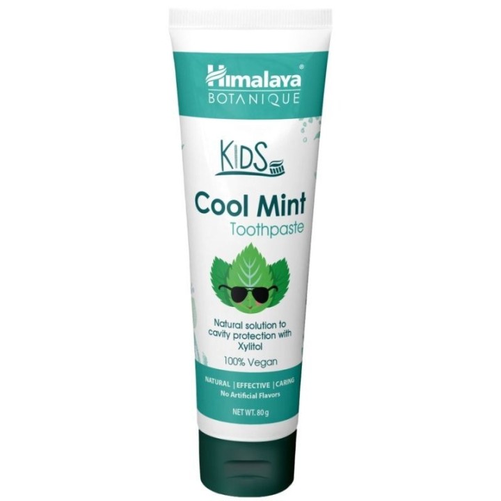 HIMALAYA BOTANICZNA PASTA DO ZĘBÓW DLA DZIECI COOL MINT 80 G