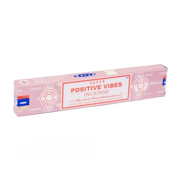 Kadzidła w patyczkach zapach Positive vibes 15g Satya