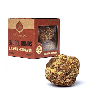 Bomby snużące premium  Olibanum & Cynamon 8 sztuk 65g Sagrada Madre