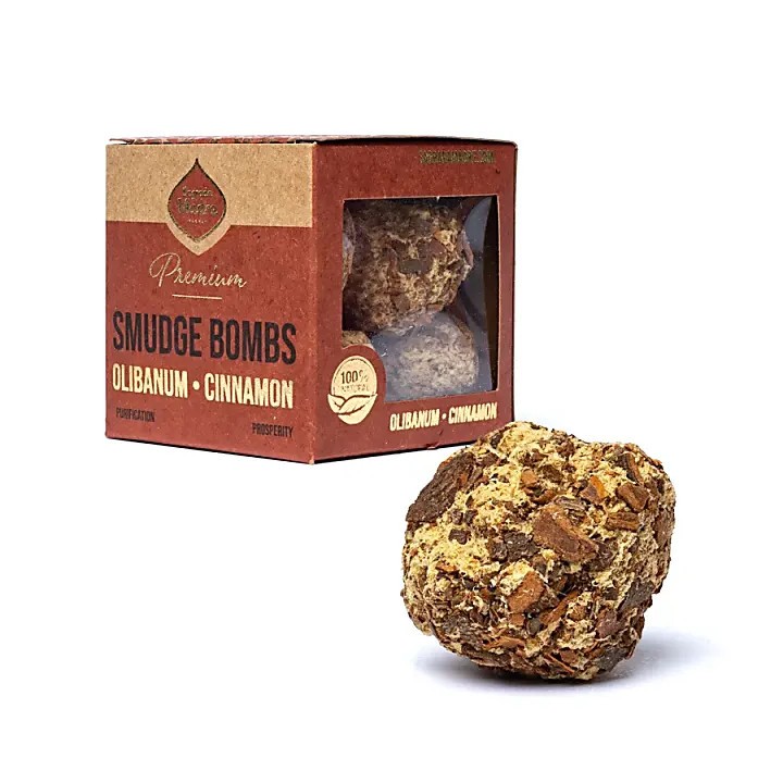 Bomby snużące premium  Olibanum & Cynamon 8 sztuk 65g Sagrada Madre
