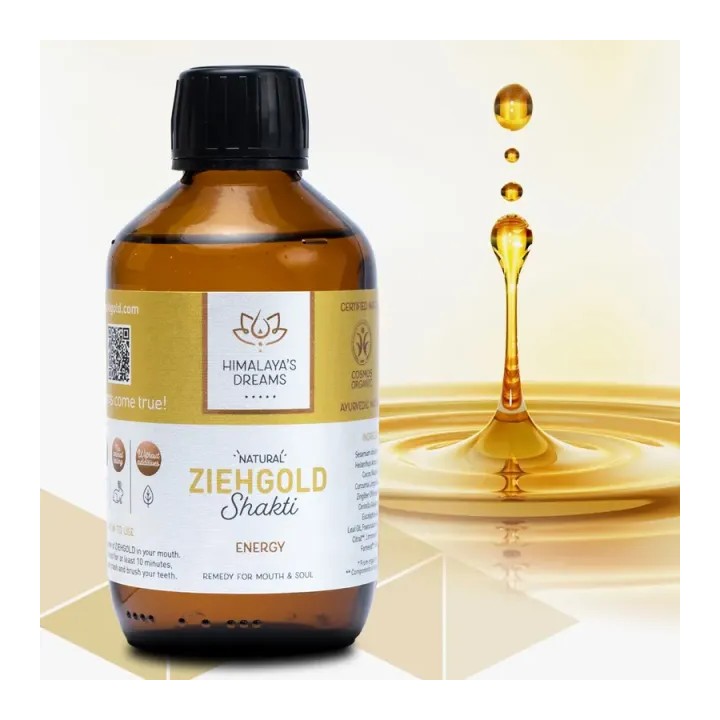 Organiczny olejek ajurwedyjski do ssania Shakti Himalaya's Dreams 250ml