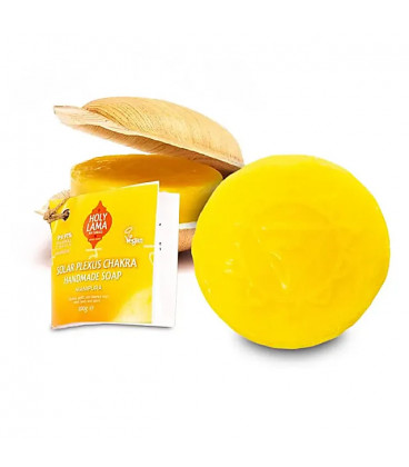 Mydło Solar 3 Chakra w liściu palmowym 100g Holy Lama Naturals