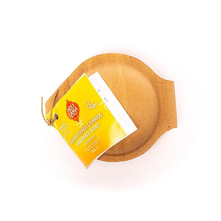 Mydło Solar 3 Chakra w liściu palmowym 100g Holy Lama Naturals