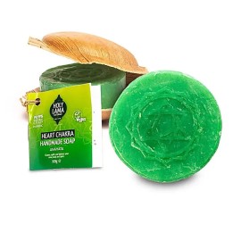 Mydło Heart 4 Chakra w liściu palmowym 100g Holy Lama Naturals