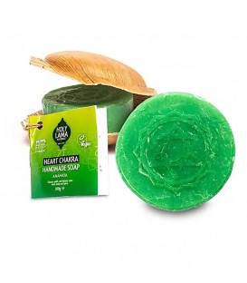 Mydło Heart 4 Chakra w liściu palmowym 100g Holy Lama Naturals