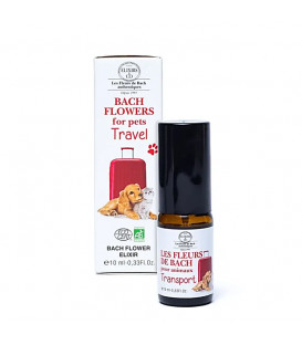 Eliksir ekologiczny dla zwierząt - Podczas transportu zwierząt 10ml Bach Elixir - Ecocert