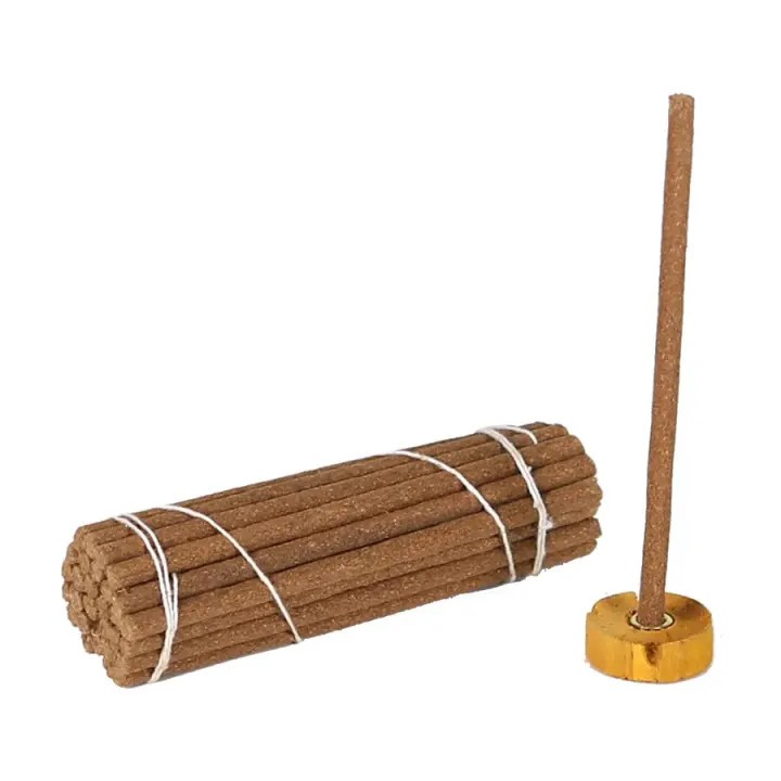 Tybetańskie kadzidło Nag Champa z podstawką 30 szt patyczków 35 g