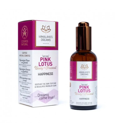 Ajurwedyjski olejek do ciała i twarzy Pink Lotus/ Happiness Himalaya's Dreams 100ml