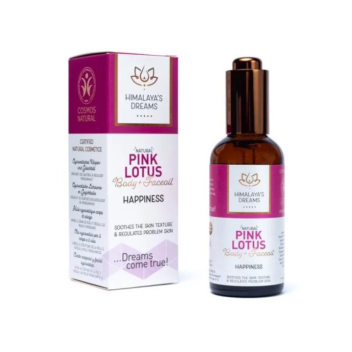 Ajurwedyjski olejek do ciała i twarzy Pink Lotus/ Happiness Himalaya's Dreams 100ml