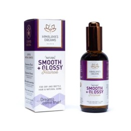 Olejek do włosów ajurwedyjski Smooth + Glossy (wygładzająco nabłyszczający) Himalaya's Dreams 100ml