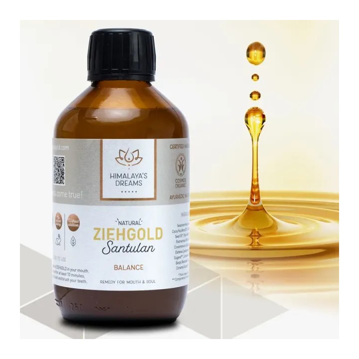 Organiczny olejek ajurwedyjski do ssania Santulan Himalaya's Dreams 250ml