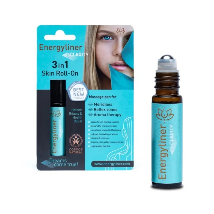 Masażer do twarzy Energyliner Clarity Jasność Umysłu Skin Roll-On Himalaya’s Dreams  10ml