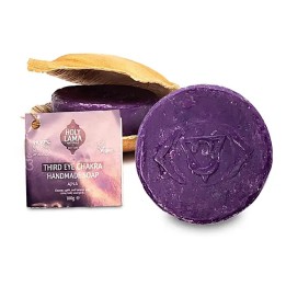 Mydło Third Eye 6 Chakra w liściu palmowym 100g Holy Lama Naturals