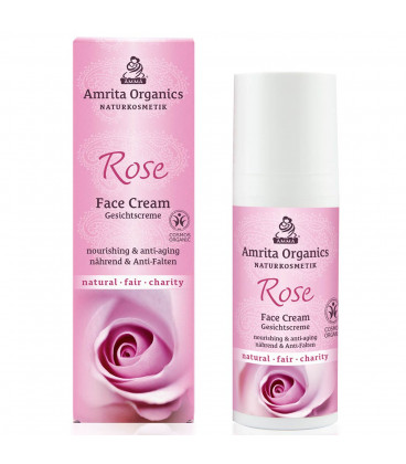 Face Cream Rose Amrita Organics, 50 ml (50 ml)