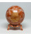 Orgonit Kula z Kamienia Słonecznego Sunstone, symbol Flower of Life Odpromiennik z podstawką, Rozmiar 5cm