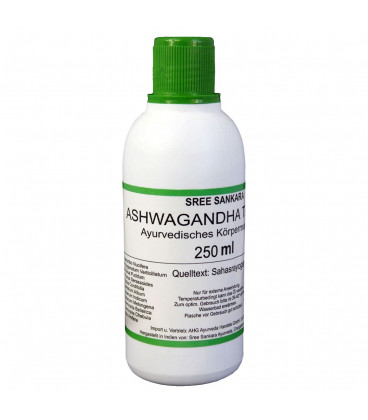 Olej Ajurwedyjski Ashwagandha Thailam 250 ml Sree Sankara