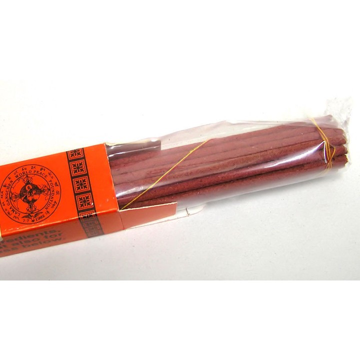 Incense Tibetan Traditional Herbal red package  40 g; 26 cm