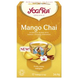 MANGO CHAI Czaj z mango BIO YOGI TEA 17x2,0 g