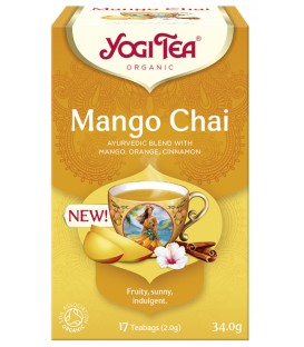 MANGO CHAI Czaj z mango BIO YOGI TEA 17x2,0 g