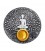 6 x Gray meditation incense holders 9cm