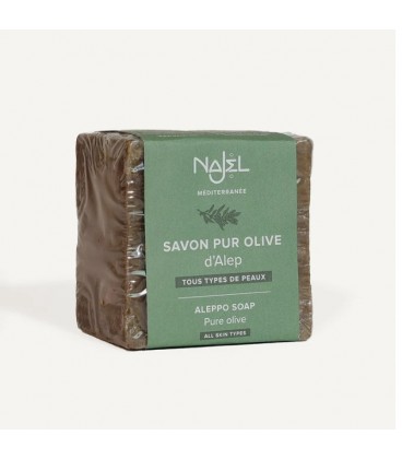 Mydło Aleppo w kostce - 100% Oliwy z Oliwek 190g. Najel