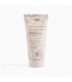 Face cream - moisture intensive - dry and sensitive skin - 1.7 fl.oz NAJELOO + BLO + 3 buttersCosmos Organic certif.