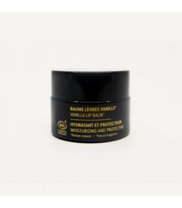 VANILLA LIP BALM 0.42oz New COSMOS ORGANIC certified formula