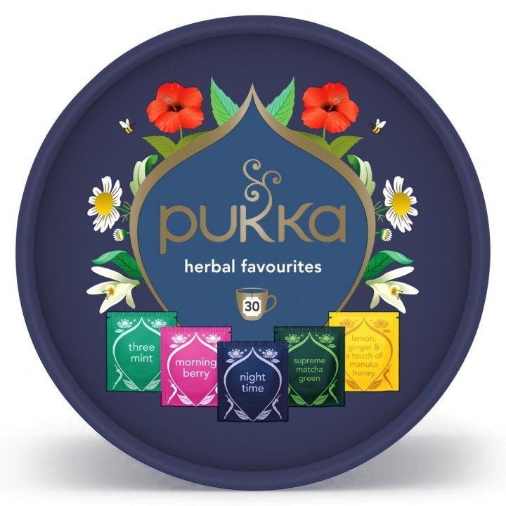 Pukka Favourite Tea Box (2025), 5 x 6 teabags (45 g)