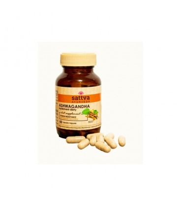 _SATTVA SUPPLEMENT ASHWAGANDHA EXTRACT 60 KAPS