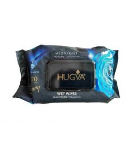 HUGVA WET WIPES MIDNIGHT 120 PCS