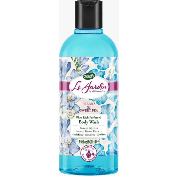 DALAN LE JARDIN SHOWER GEL 500ml FREESEIA & SWEET PEA