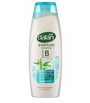 DALAN SHAMPOO 450ml ANTI- HAIR FALL Szampon do WYPADAJĄCYCH WŁOSÓW Wyciąg z Bambusa BIOTIN Complex DALAN 450ml - zdjęcie główne produktu