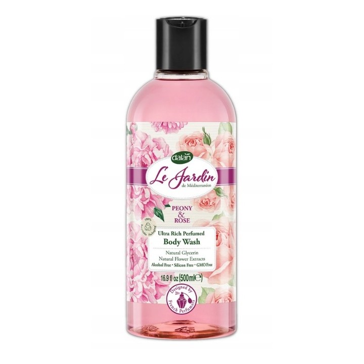 DALAN LE JARDIN PERFUMOWANY ŻEL POD PRYSZNIC PEONIA & RÓŻA 500 ML