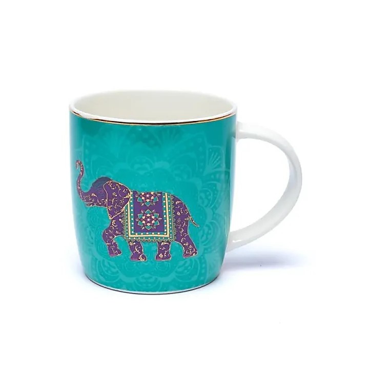 Kubek do herbaty z zaparzaczem „Indian Elephant” ±400 ml